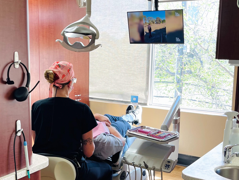our dental clinic treatment area